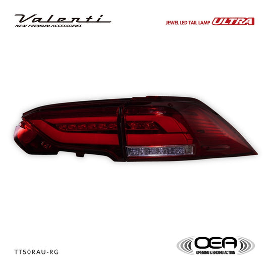 Valenti | Ultra LED taillight (red / smoked) | RAV4 50 series (ECE approved)