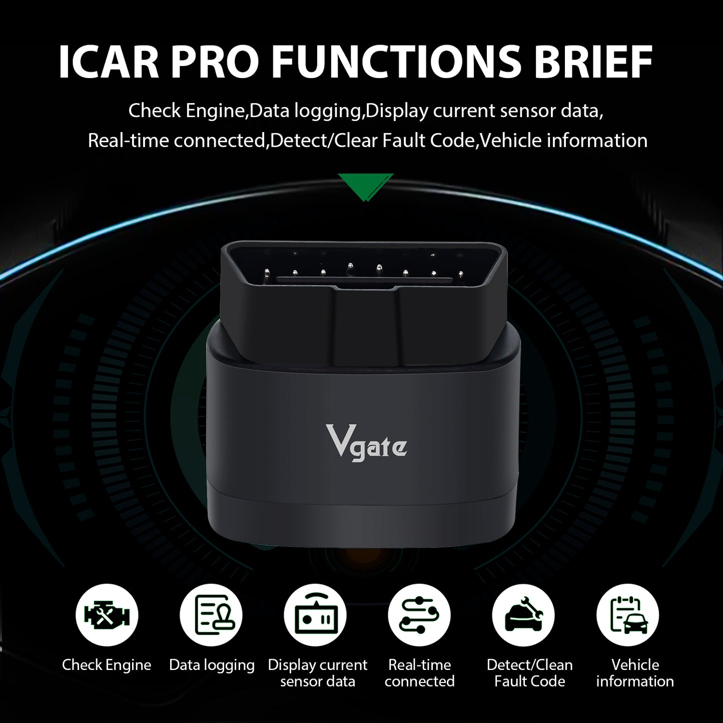 Vgate iCar Pro 2S | OBD II adapter Bluetooth | GT/GR 86 BRZ I & II