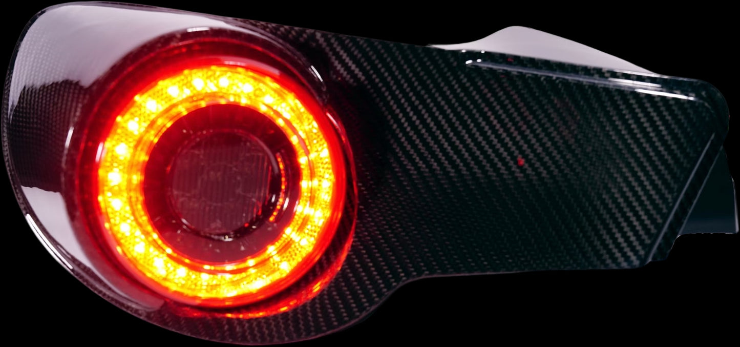 Fanali posteriori a LED Coplus "Ferrari Style" Carbon | GT 86 BRZ
