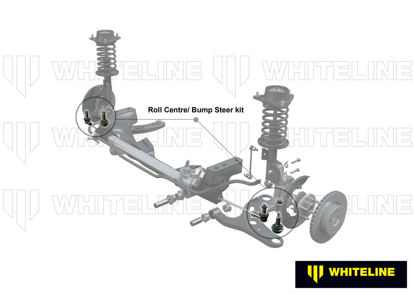 Whiteline | Rollcenter (steering) correction kit front | GT/GR 86 & BRZ I & II
