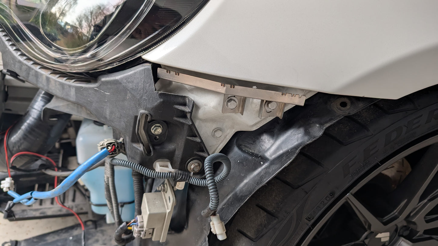 GreenFuchs | Reparatursatz Spaltmaß Frontschürze | Gap Reducer | GT86 & BRZ I