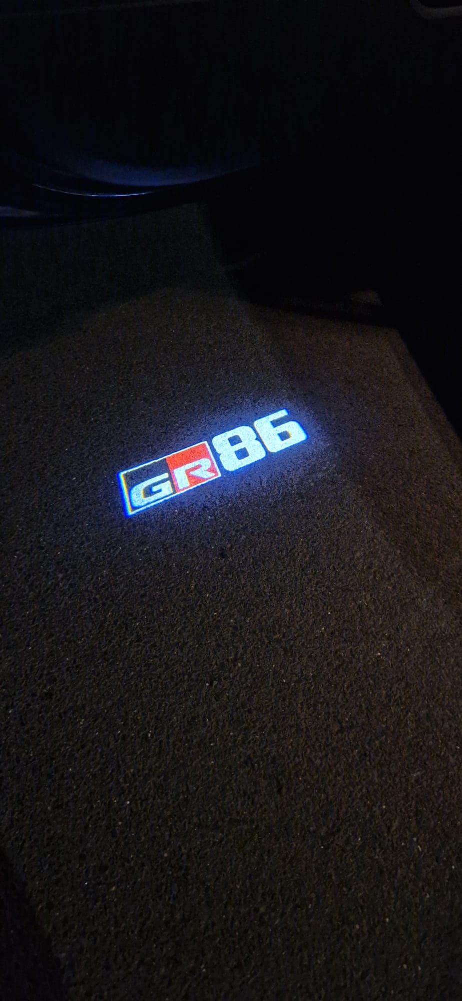 Proiettore per porta / illuminazione d'ingresso | Logo GR86 (a colori) | GR86