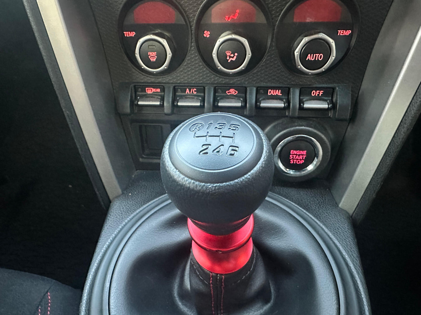 Pomello del cambio Toyota nero | GT/GR 86 / BRZ I & II