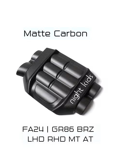 Night Kids | Copertura motore in fibra di carbonio FA24 | GR 86 BRZ II | Opaco / Lucido