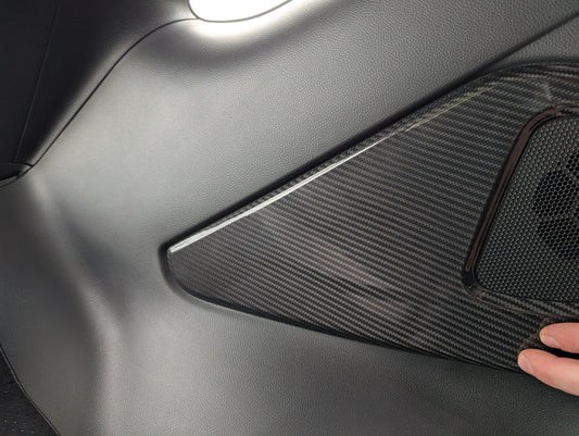 GreenFuchs | Copertura altoparlante posteriore in carbonio (adesiva) | GR 86 e BRZ II