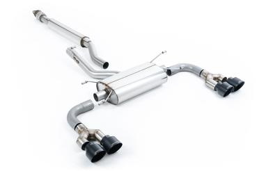 Milltek Sport | Quad-Abgasanlage für GR Heck MSD & ESD (Cat-Back) | GR 86 | ECE-Zulassung