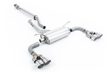Milltek Sport | Quad-Abgasanlage für GR Heck MSD & ESD (Cat-Back) | GR 86 | ECE-Zulassung