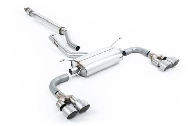 Milltek Sport | Quad-Abgasanlage für GR Heck MSD & ESD (Cat-Back) | GR 86 | ECE-Zulassung