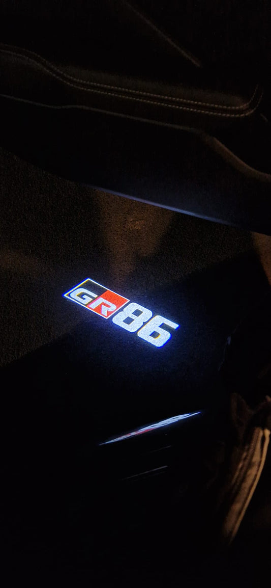 Proiettore per porta / illuminazione d'ingresso | Logo GR86 (a colori) | GR86