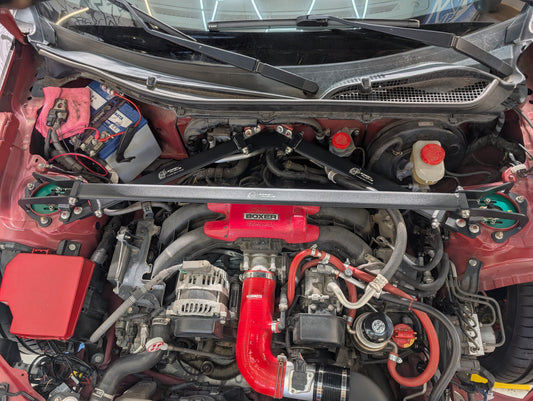 GreenFuchs | Barra stabilizzatrice anteriore (+triangolo) | GT/GR 86 e BRZ I/II