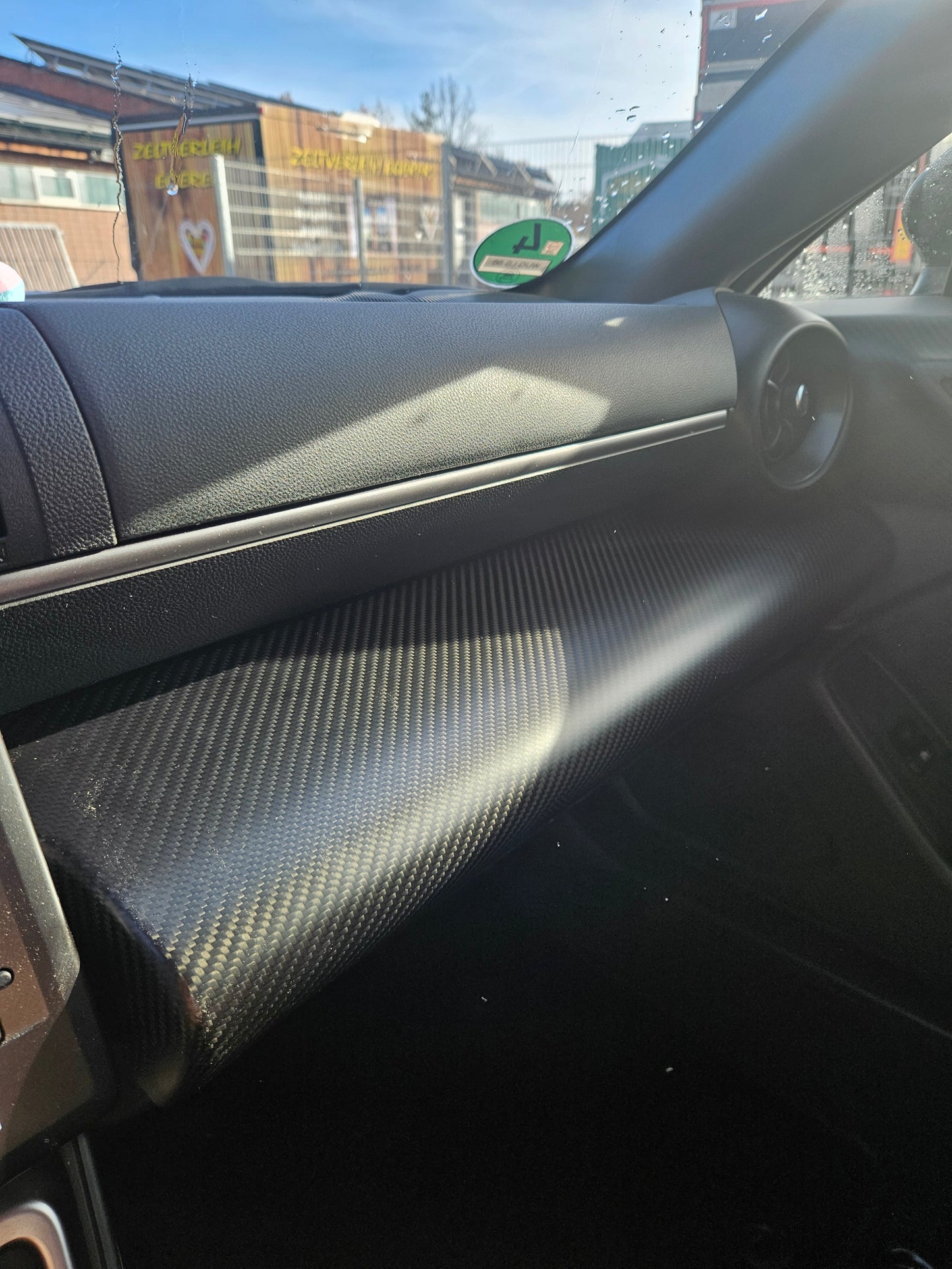 GreenFuchs | Rivestimento cruscotto passeggero in carbonio (adesivo) | GR86 e BRZ II