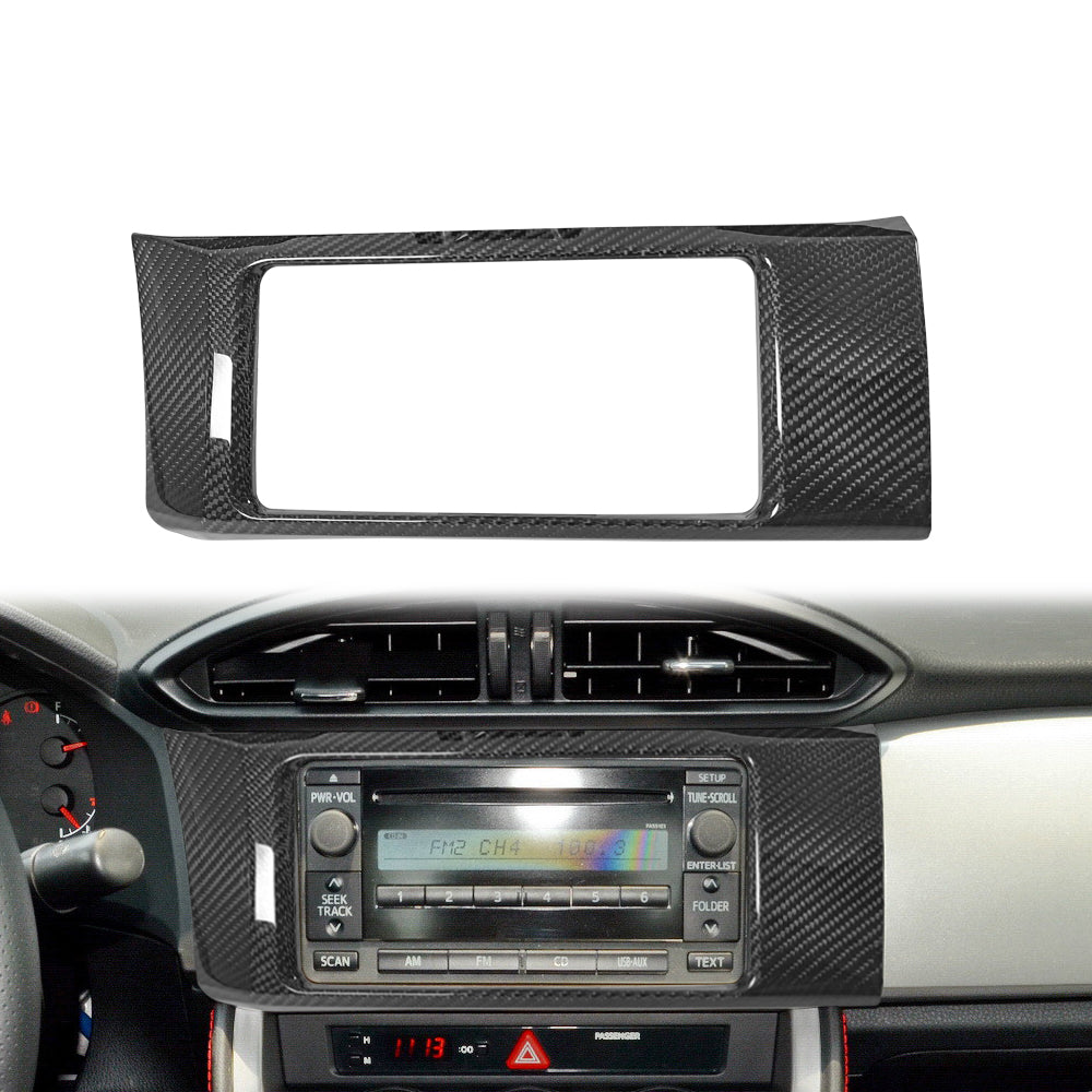 GreenFuchs | Vollcarbon Radio & Armaturenbrettcover (2-teilig)| GT86 & BRZ I