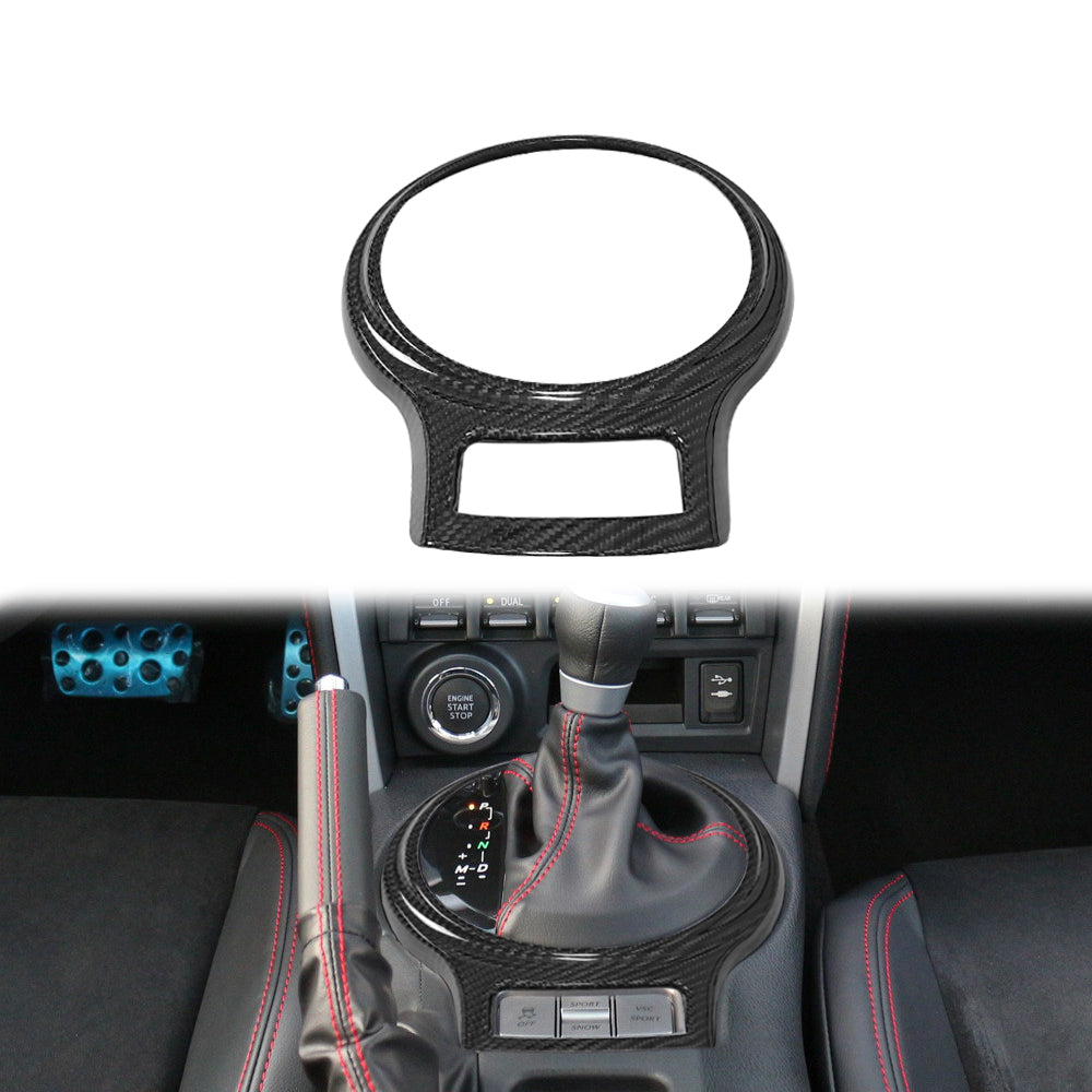 GreenFuchs | Vollcarbon Schaltrahmencover (Stick on) | GT86 & BRZ I