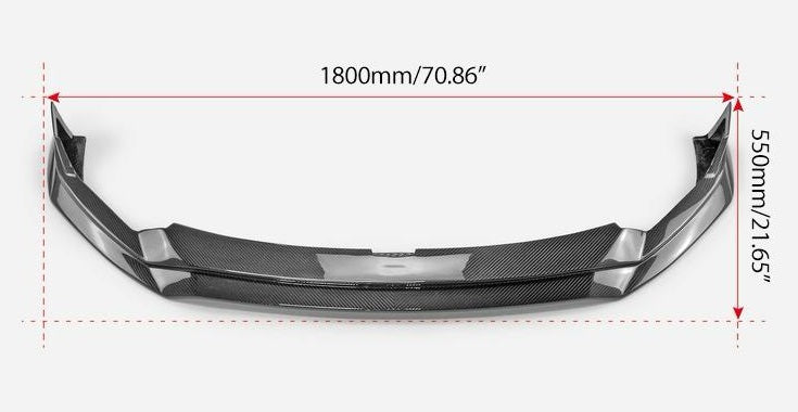 Polybauer | Carbon front lip (VRS/HT) (TÜV)| GR 86 BRZ II