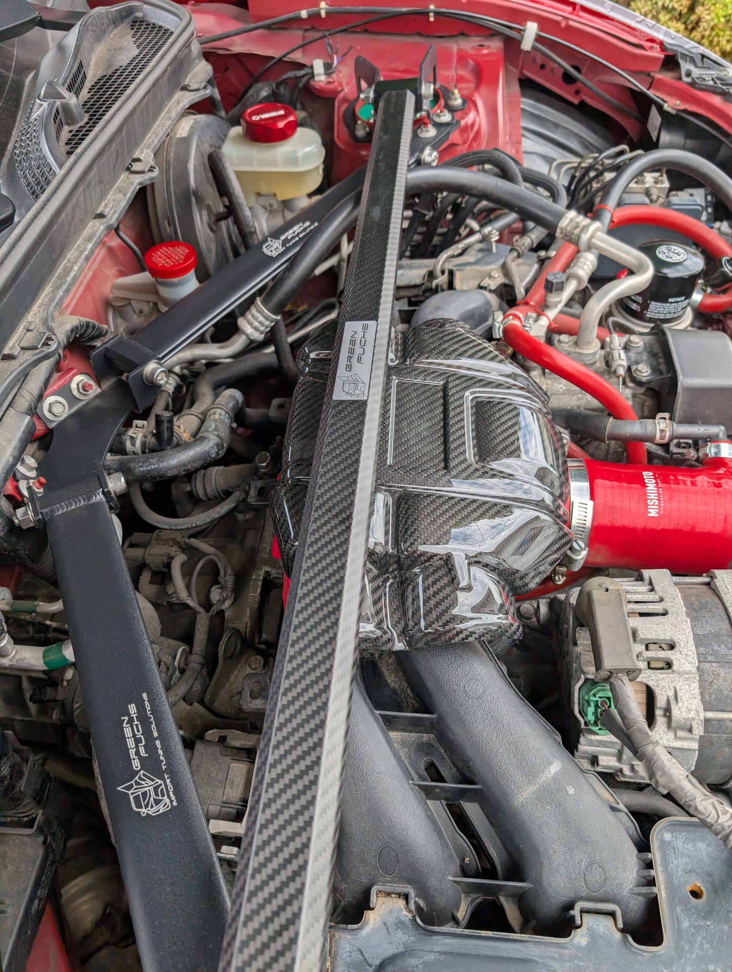 GreenFuchs | Rear strut brace | GT/GR 86 &amp; BRZ I/II
