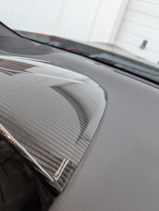 GreenFuchs | Carbon speedometer cover (stick on) | GT86 &amp; BRZ I
