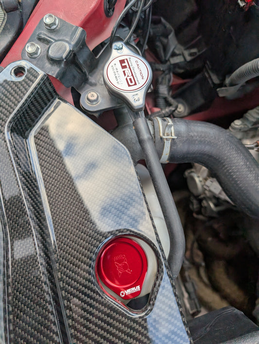 Night Kids | Full Carbon Engine Cover Lock Carrier (Replacement) | GT86 &amp; BRZ I