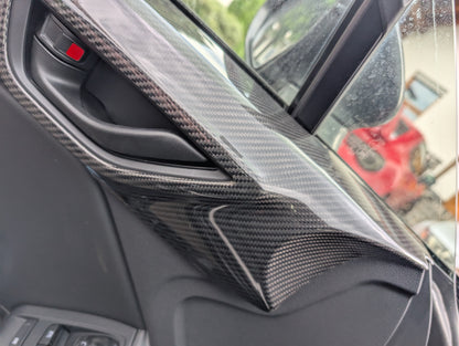 GreenFuchs | Carbon Door Handle Cover Set L&amp;R (Stick on) | GR86 &amp; BRZ II