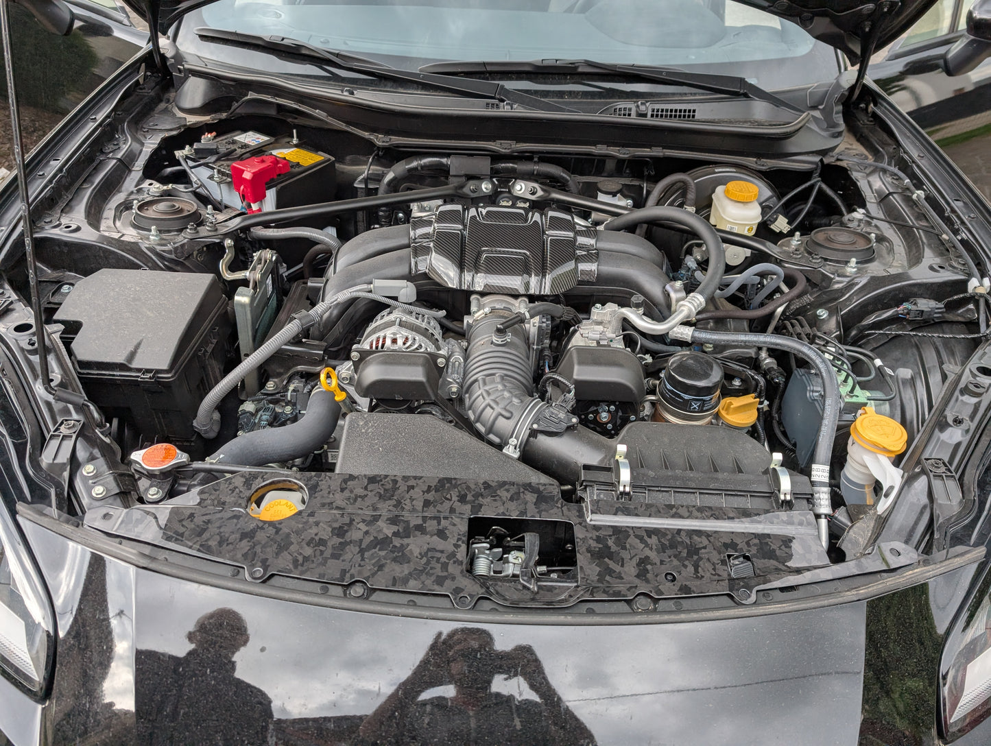 GreenFuchs | Vollcarbon Motorraum-Cover Schlossträger | GR86 & BRZ II