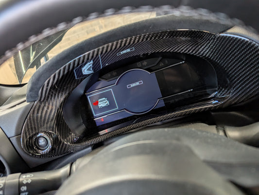 GreenFuchs | Rivestimento cruscotto passeggero in carbonio (adesivo) | GR86 e BRZ II