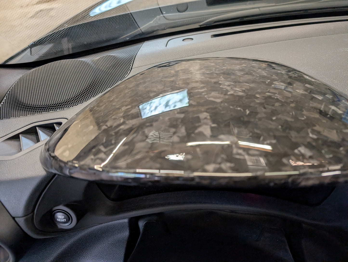 GreenFuchs | Full carbon dashboard cover for passenger (stick-on) | GR86 &amp; BRZ II