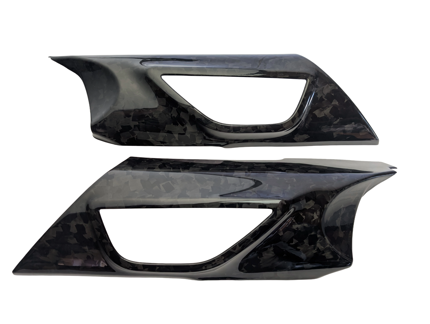 GreenFuchs | Set di coperture per maniglie delle porte in carbonio L&amp;R (adesive) | GR86 e BRZ II